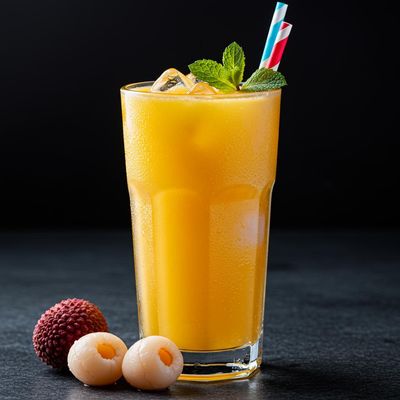 Lychee And Mango Mocktail